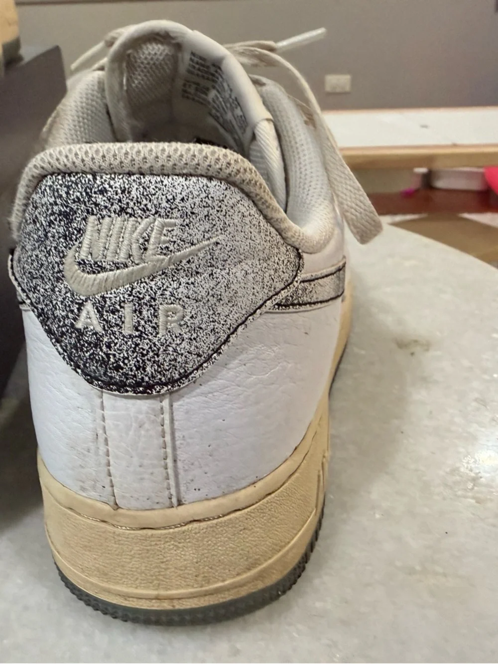 Nike Air Force 1 50 years of hip hop classic. Black and white. Size 10.5.